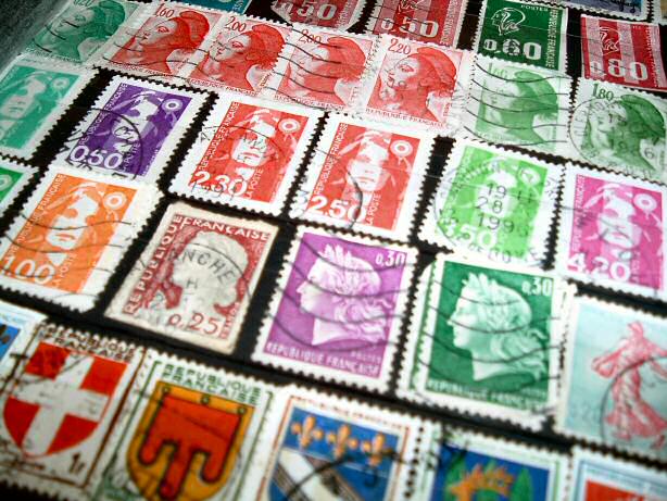 Collection de timbres